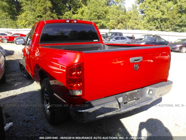 1D7HA16K15J618949 - 2005 DODGE RAM 1500 ST RED photo 3