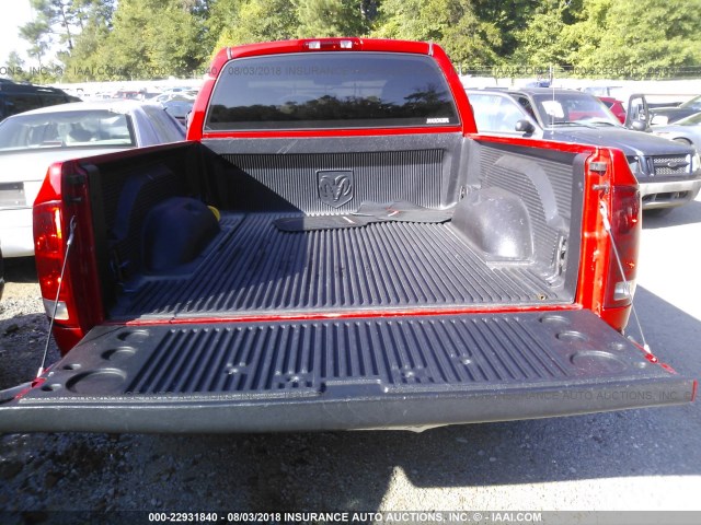 1D7HA16K15J618949 - 2005 DODGE RAM 1500 ST RED photo 8