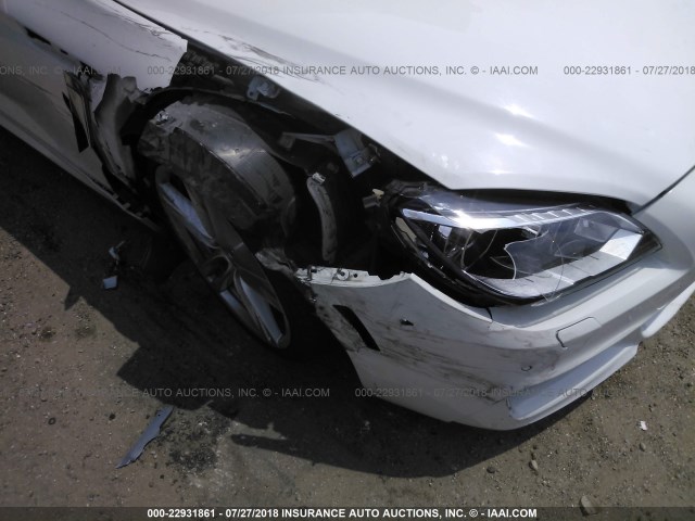 WBA6A0C55FD318001 - 2015 BMW 640 I/GRAN COUPE WHITE photo 6