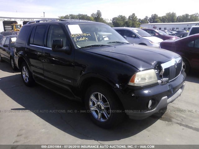 5LMEU88H64ZJ35142 - 2004 LINCOLN AVIATOR 黑色 照片 1