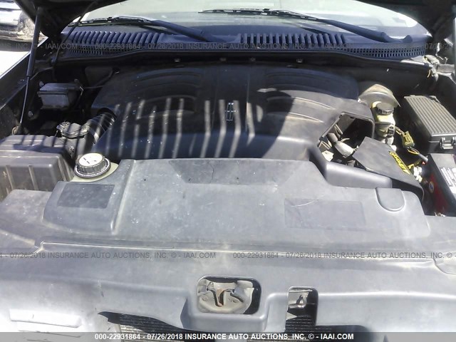 5LMEU88H64ZJ35142 - 2004 LINCOLN AVIATOR 黑色 照片 10