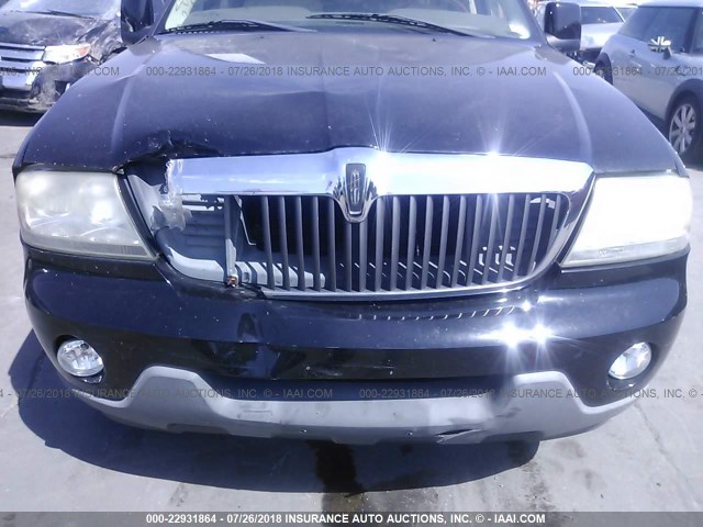 5LMEU88H64ZJ35142 - 2004 LINCOLN AVIATOR 黑色 照片 6