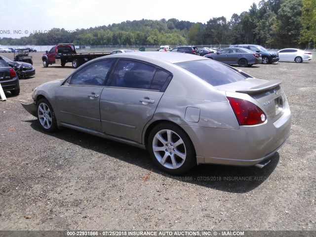 1N4BA41E87C854854 - 2007 NISSAN MAXIMA SE/SL GOLD photo 3