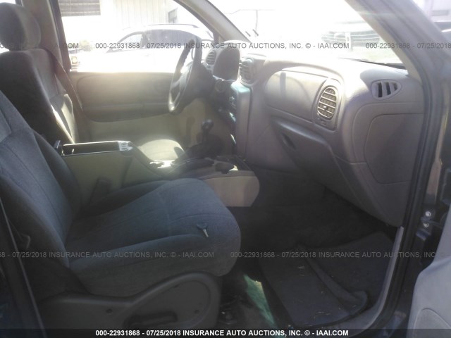 1GNDS13S142167015 - 2004 CHEVROLET TRAILBLAZER LS/LT BLACK photo 5