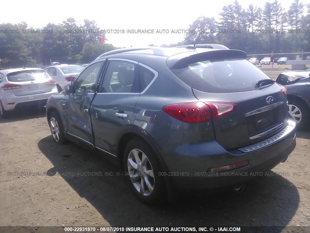 JNKAJ09F08M355519 - 2008 INFINITI EX35 JOURNEY GRAY photo 3