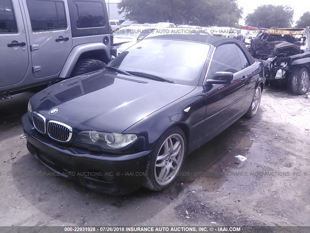WBABW53494PL43922 - 2004 BMW 330 CI BLACK photo 2
