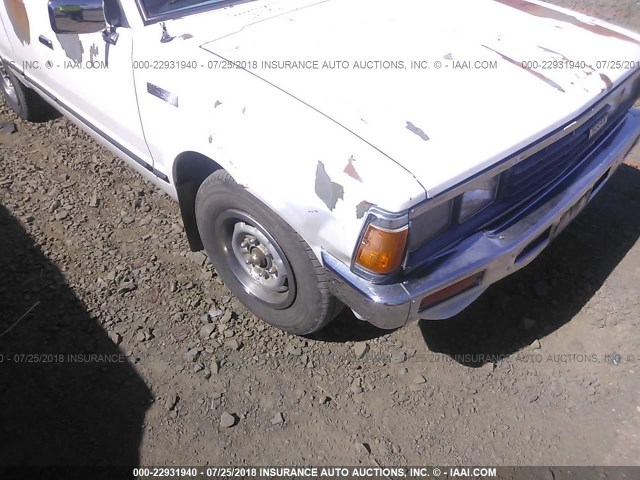 JN6ND06S1FW006637 - 1985 NISSAN 720 KING CAB WHITE photo 6