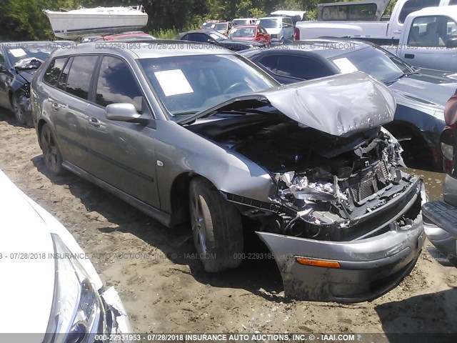 YS3FH51U461101085 - 2006 SAAB 9-3 AERO GRAY photo 1