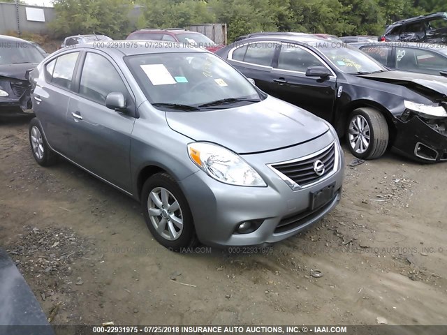 3N1CN7AP6CL822329 - 2012 NISSAN VERSA S/SV/SL GREEN photo 1