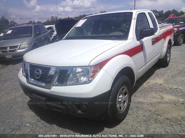 1N6BD0CT8DN754269 - 2013 NISSAN FRONTIER S/SV WHITE photo 2