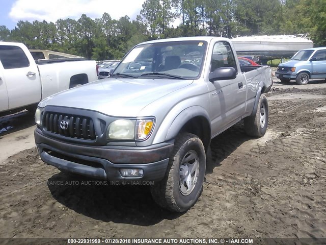 5TENM92N03Z156826 - 2003 TOYOTA TACOMA PRERUNNER SILVER photo 2