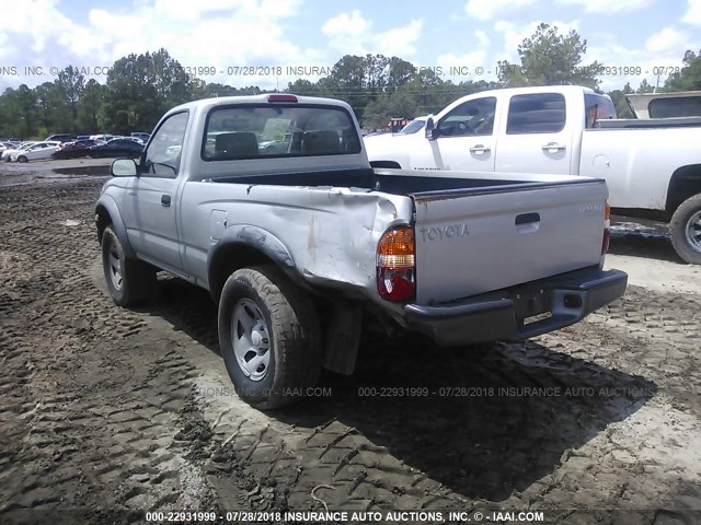 5TENM92N03Z156826 - 2003 TOYOTA TACOMA PRERUNNER SILVER photo 3