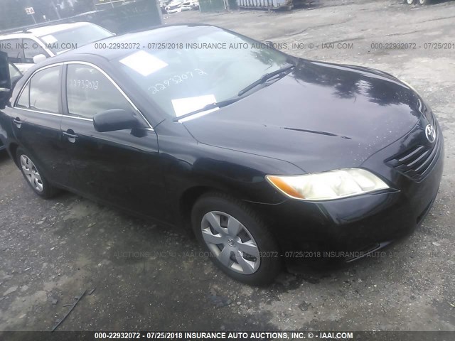 JTNBE46K373029720 - 2007 TOYOTA CAMRY NEW GENERAT CE/LE/XLE/SE BLACK photo 1