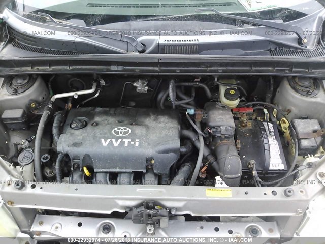 JTLKT324X40149270 - 2004 TOYOTA SCION XB Сұр фото 10