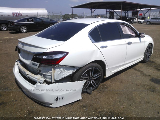 1HGCR2F19HA213812 - 2017 HONDA ACCORD SPORT SPECIAL EDITION WHITE photo 4