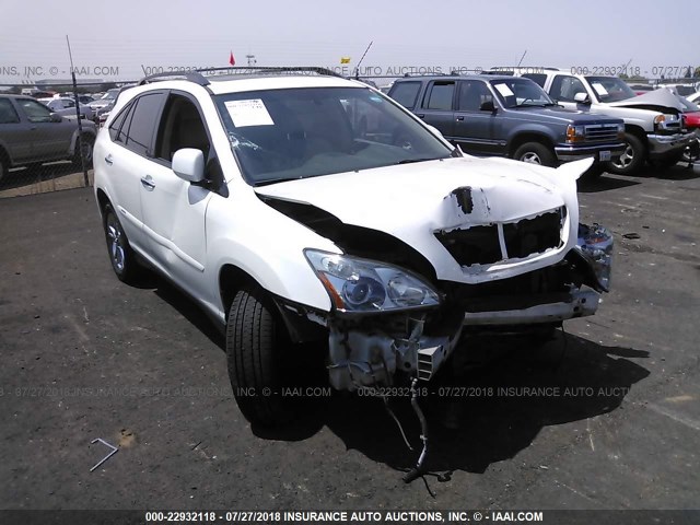 JTJGW31U082850580 - 2008 LEXUS RX 400H WHITE photo 1