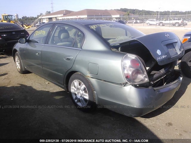 1N4AL11D35C143118 - 2005 NISSAN ALTIMA S/SL GREEN photo 3