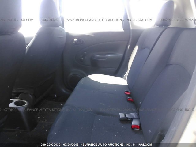 3N1CE2CP4GL383606 - 2016 NISSAN VERSA NOTE S/S PLUS/SV/SL/SR GRAY photo 8