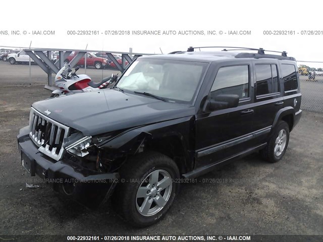 1J8HG48K68C230575 - 2008 JEEP COMMANDER SPORT შავი ფოტო 2