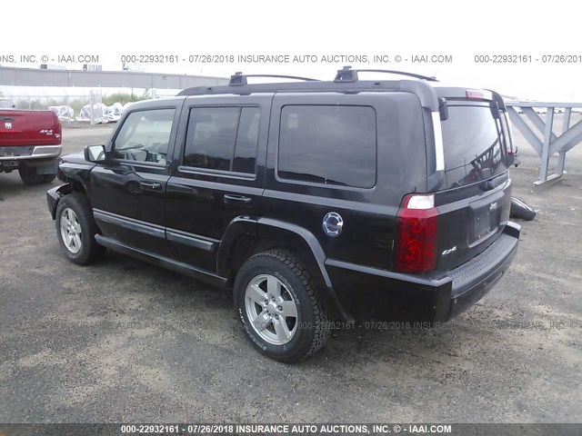 1J8HG48K68C230575 - 2008 JEEP COMMANDER SPORT შავი ფოტო 3