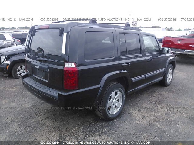 1J8HG48K68C230575 - 2008 JEEP COMMANDER SPORT შავი ფოტო 4