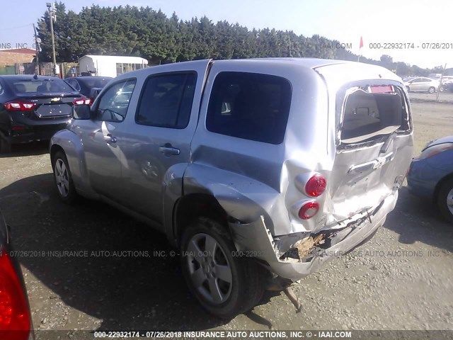 3GNDA13D56S662653 - 2006 CHEVROLET HHR LS SILVER photo 3