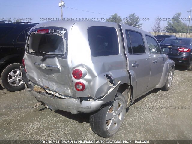 3GNDA13D56S662653 - 2006 CHEVROLET HHR LS SILVER photo 4