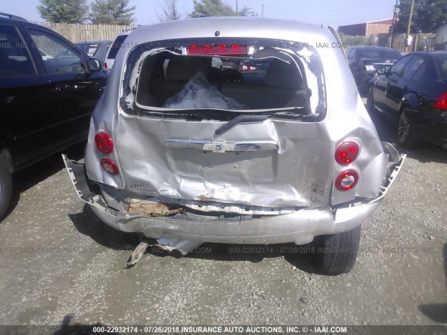 3GNDA13D56S662653 - 2006 CHEVROLET HHR LS SILVER photo 6
