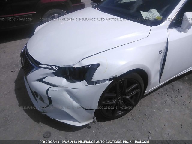 JTHCE1D22E5003572 - 2014 LEXUS IS 350 WHITE photo 6