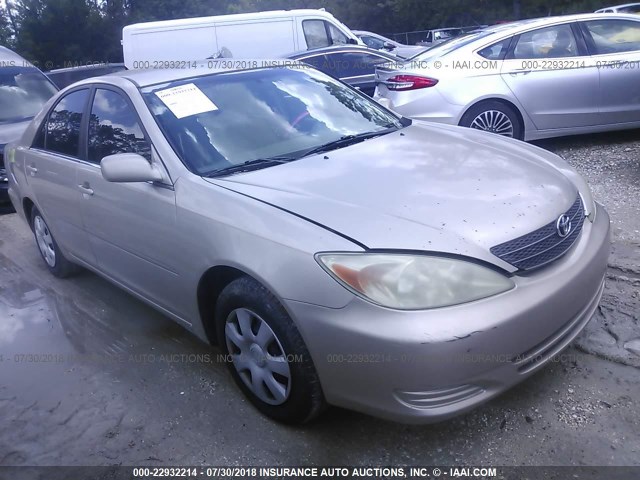 4T1BE32K23U197966 - 2003 TOYOTA CAMRY LE/XLE/SE 金色 照片 1