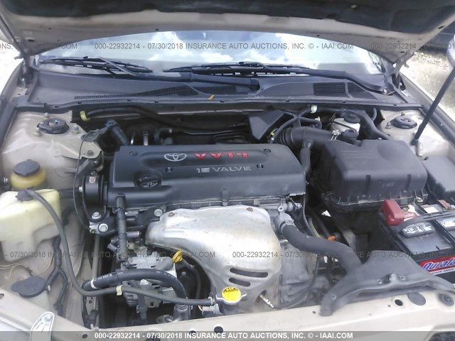 4T1BE32K23U197966 - 2003 TOYOTA CAMRY LE/XLE/SE 金色 照片 10