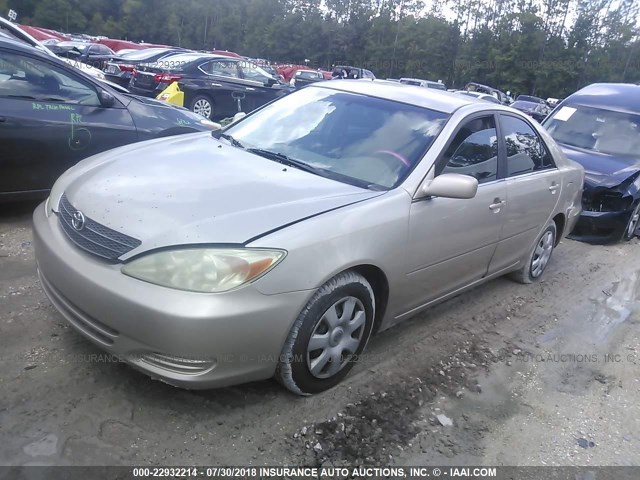 4T1BE32K23U197966 - 2003 TOYOTA CAMRY LE/XLE/SE 金色 照片 2
