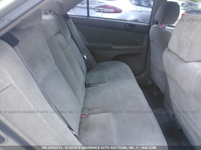4T1BE32K23U197966 - 2003 TOYOTA CAMRY LE/XLE/SE 金色 照片 8