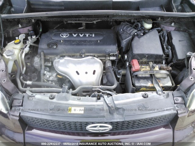 JTLKE50E381038111 - 2008 TOYOTA SCION XB Tünd qırmızı foto 10