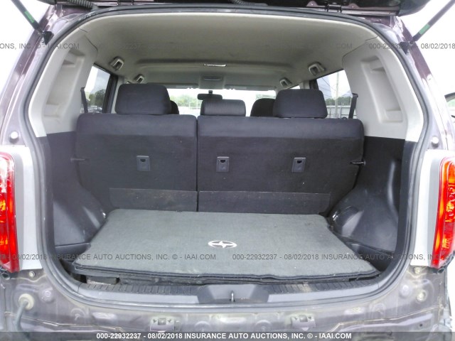 JTLKE50E381038111 - 2008 TOYOTA SCION XB Tünd qırmızı foto 8