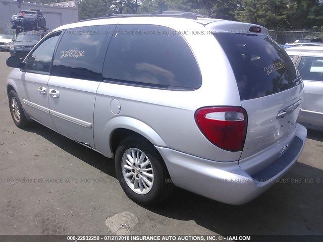 2C4GP54L84R529283 - 2004 CHRYSLER TOWN & COUNTRY TOURING SILVER photo 3
