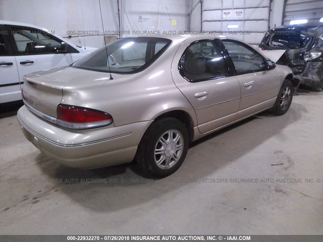 1C3EJ56H4WN337672 - 1998 CHRYSLER CIRRUS LXI TAN photo 4