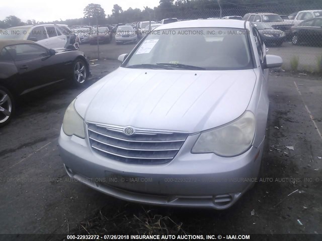 1C3LC56R38N209744 - 2008 CHRYSLER SEBRING TOURING SILVER photo 6