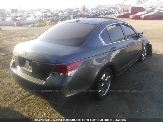 1HGCP26859A145223 - 2009 HONDA ACCORD EXL GRAY photo 4