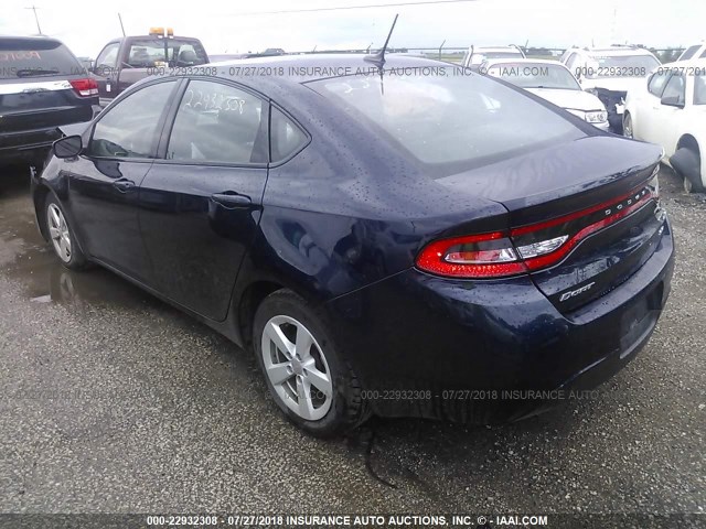 1C3CDFBB4FD286668 - 2015 DODGE DART SXT 蓝色 照片 3