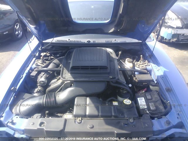 1FAFP42R23F424781 - 2003 FORD MUSTANG MACH I BLUE photo 10