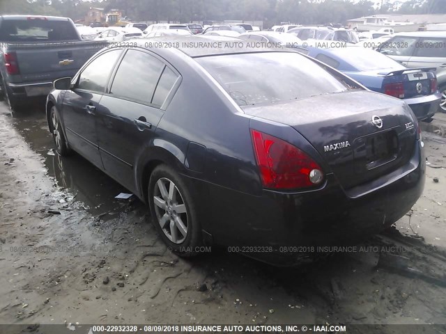 1N4BA41E05C816242 - 2005 NISSAN MAXIMA SE/SL BLUE photo 3