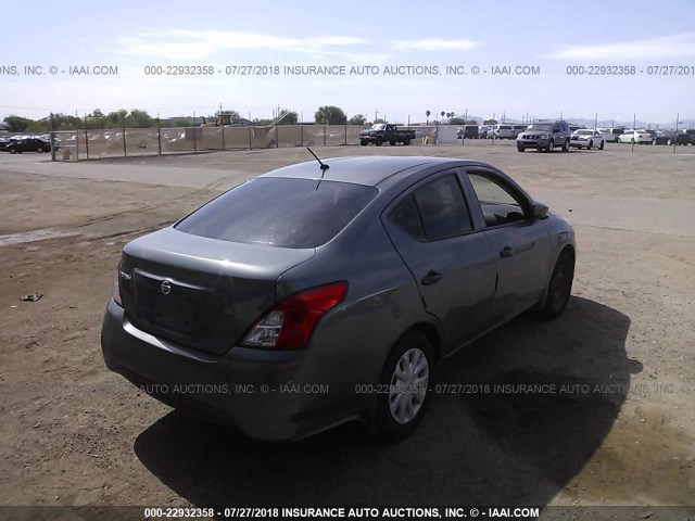 3N1CN7AP8GL843169 - 2016 NISSAN VERSA S/S PLUS/SV/SL GRAY photo 4