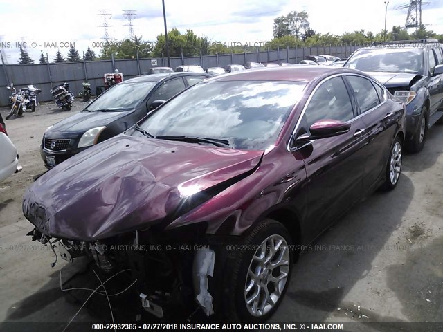 1C3CCCEG4FN514672 - 2015 CHRYSLER 200 C RED photo 2