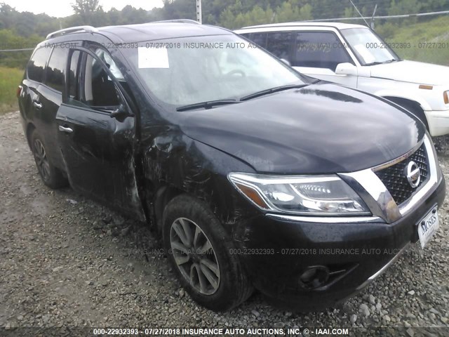 5N1AR2MM8FC660969 - 2015 NISSAN PATHFINDER S/SV/SL/PLATINUM BLACK photo 1
