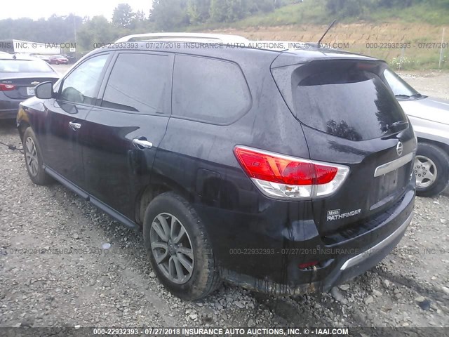 5N1AR2MM8FC660969 - 2015 NISSAN PATHFINDER S/SV/SL/PLATINUM BLACK photo 3