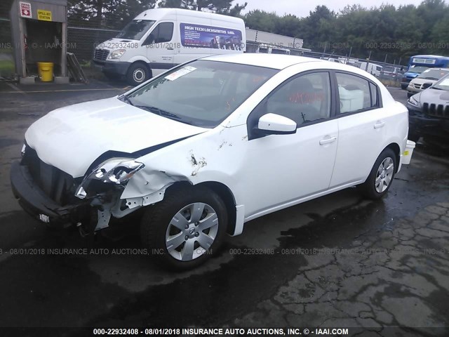 3N1AB61E38L642113 - 2008 NISSAN SENTRA 2.0/2.0S/2.0SL WHITE photo 2