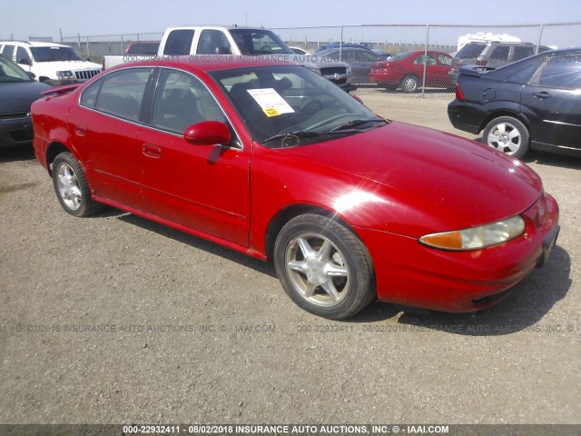 1G3NF52E1YC330461 - 2000 OLDSMOBILE ALERO GLS 红色 照片 1