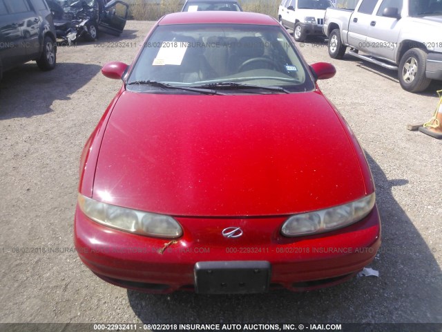 1G3NF52E1YC330461 - 2000 OLDSMOBILE ALERO GLS 红色 照片 6