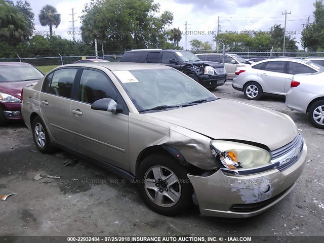 1G1ZT54885F174486 - 2005 CHEVROLET MALIBU LS TAN photo 1